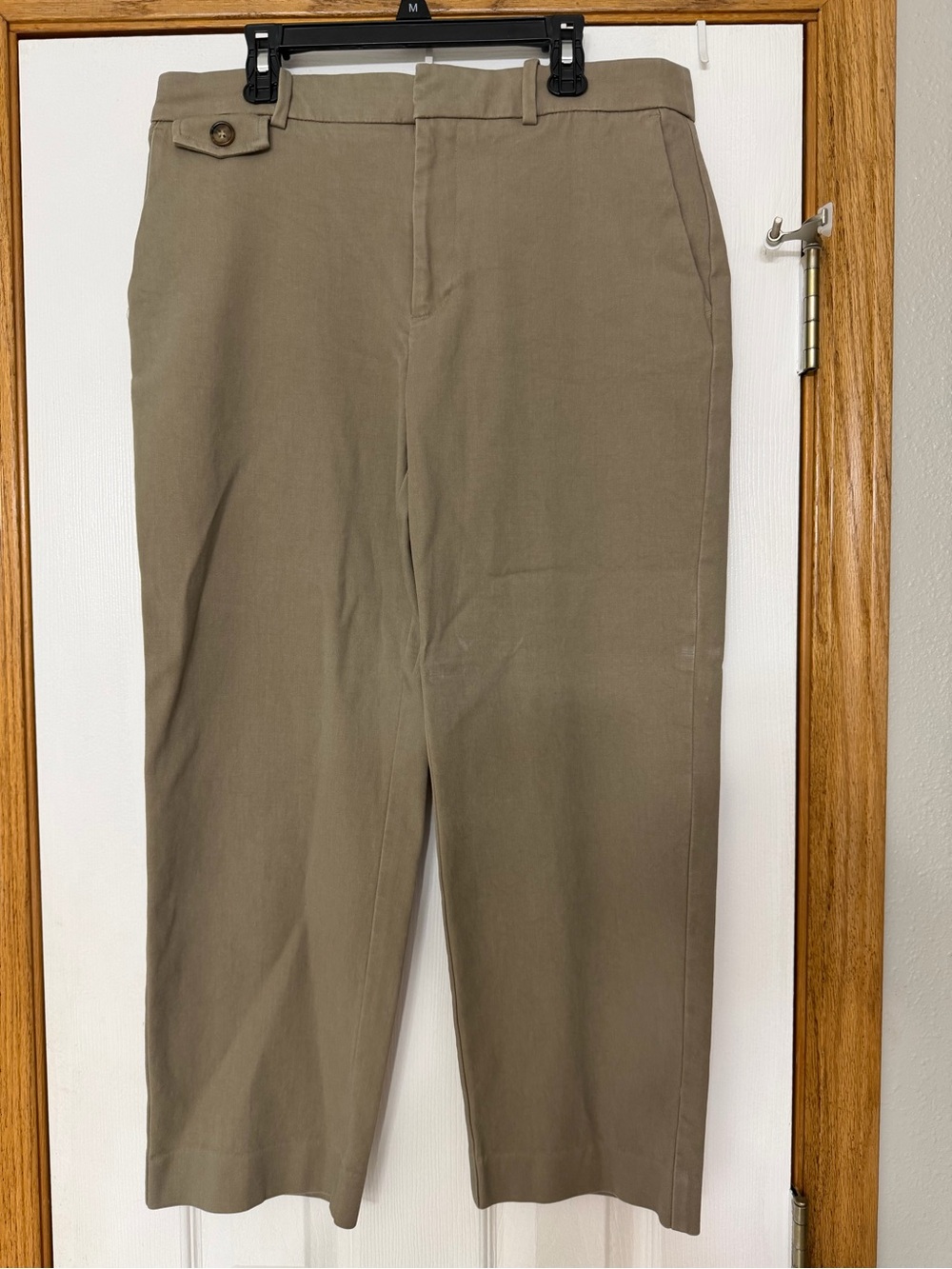 Zara Women's Olive-Taupe Capris